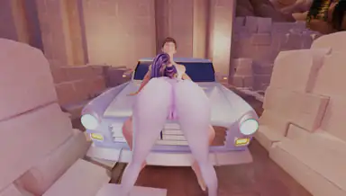 Overwatch Widowmaker Blowjob Back View