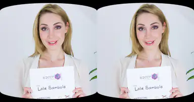 Verträumtes Mädchen beim Casting