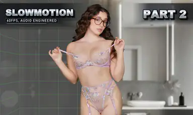 Slowmotion Leana Lovings in deinem Zimmer Teil 2