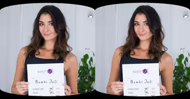 Bambi beim VR-Casting