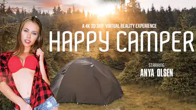 Happy Camper Drilling Young Tight Babe Outdoor