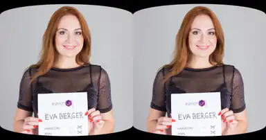 Eva im VR-Casting