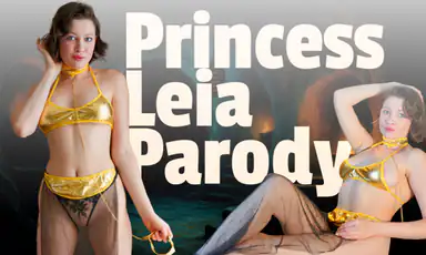 Star Wars Prinzessin Leia Parodie Cosplay Lucy Wilde