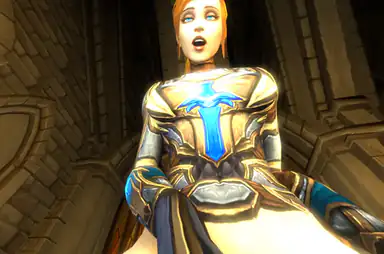 Trans Wow-Paladin benutzt deinen Mund