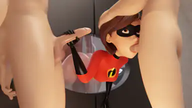 Elastigirl Gangbang