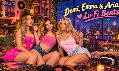 Demi Hawks Emma Rosie Aria Valencia lieben Lo-Fi-Beats – VR-Porno-Musikmix von Fap VR