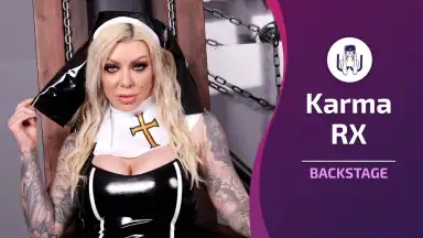Backstage mit Karma RX