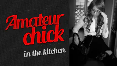 Amateur Chick in the Kitchen Whipped Cream and Dildos
