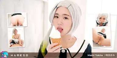 Eiscreme und Creampie-Leckereien für Mami Tokita