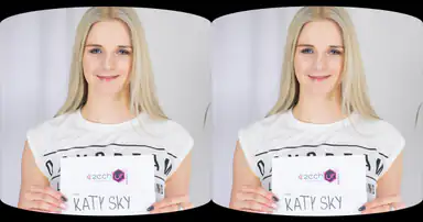 Süße Katy beim Casting