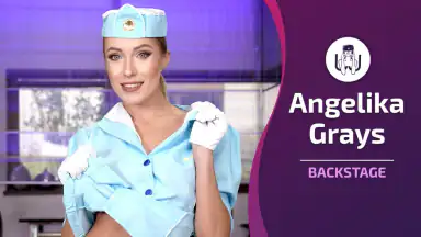 Backstage mit Angelika Grays