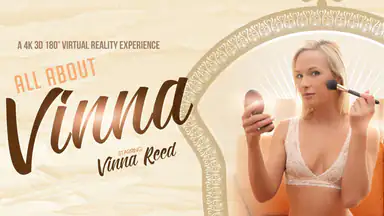 All About Vinna Blonde European Teen Masturbation VR
