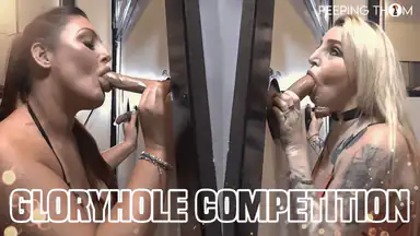 Gloryhole Competition Loula vs Crystal Full Scene