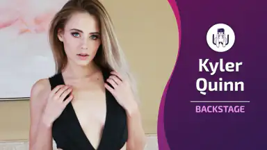 Backstage mit Kyler Quinn