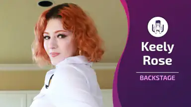Backstage mit Keely Rose