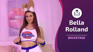 Backstage mit Bella Rolland