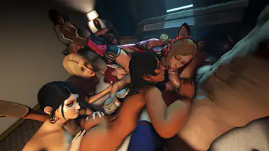 Tekken Pay It Forward Oralsex-Orgie