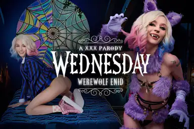 Wednesday – Werwölfin Enid XXX Parodie