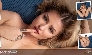 Cocos Spectacular Tits and Wet Pussy in Her First Scene