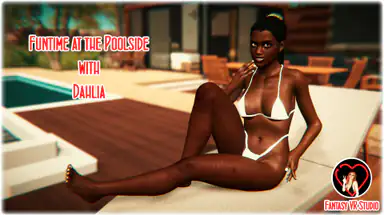 Funtime at the Poolside with Dahlia