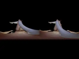 VRDIGEN Bunny-Girl-Cosplay macht einen intensiven Lapdance