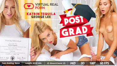 Post Grad Russian Chick Virtual Reality Anal Creampie