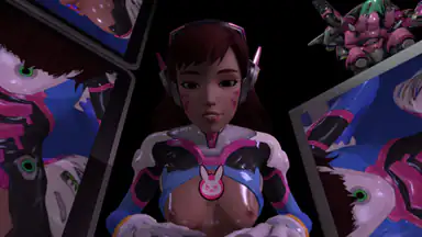Overwatch D Va on Top Cowgirl Pussy Pounding