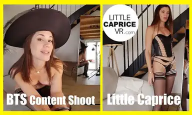 Little Caprice hinter den Kulissen