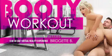 Po-Workout mit großbusiger blonder MILF – VR Sex