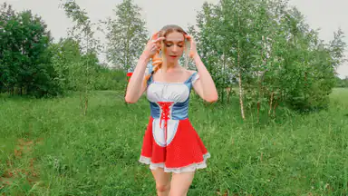 Samatha Rouge in the Open Field