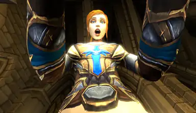 Trans Wow-Paladin fickt dich in den Hals