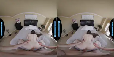 Natürlicher Teen Hazel Moore in VR gefickt