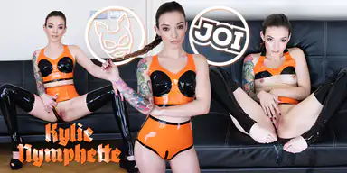 Wichsen für die Latex-Nymphe