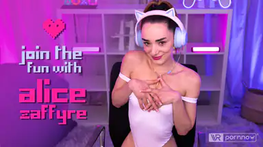 Erotic Gaming Session starring Alice Zaffyre
