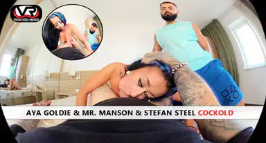 Aya Goldie Mr Manson Stefan Steel Cockold