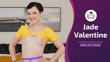 Backstage mit Jade Valentine